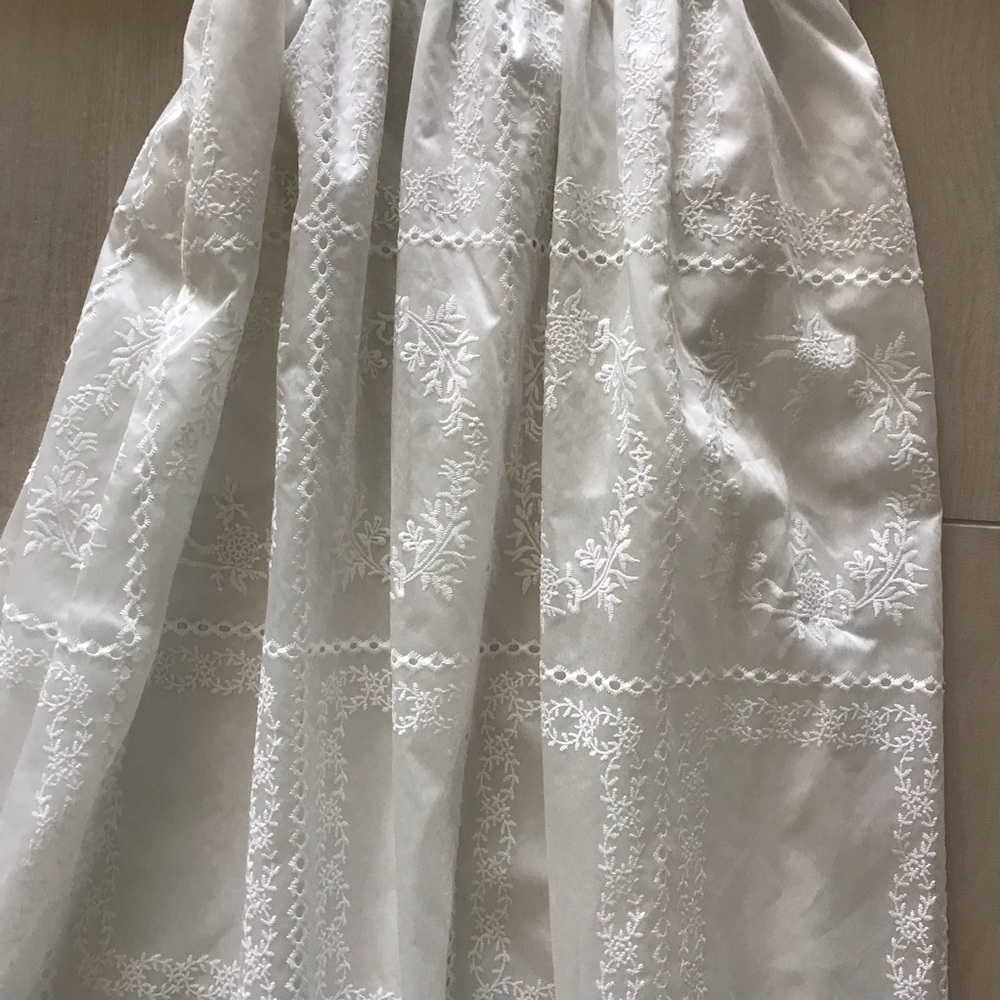 Caroline Constas White Patchwork Organza Dress NWT - image 6